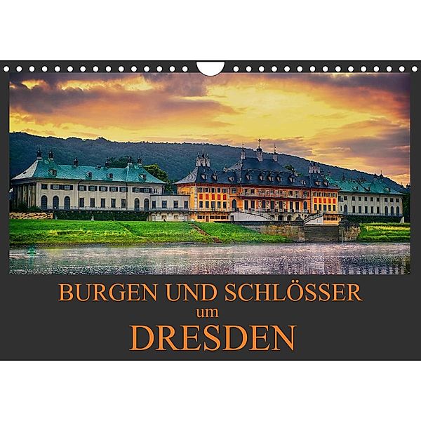 Burgen und Schlösser um Dresden (Wandkalender 2023 DIN A4 quer), Dirk Meutzner