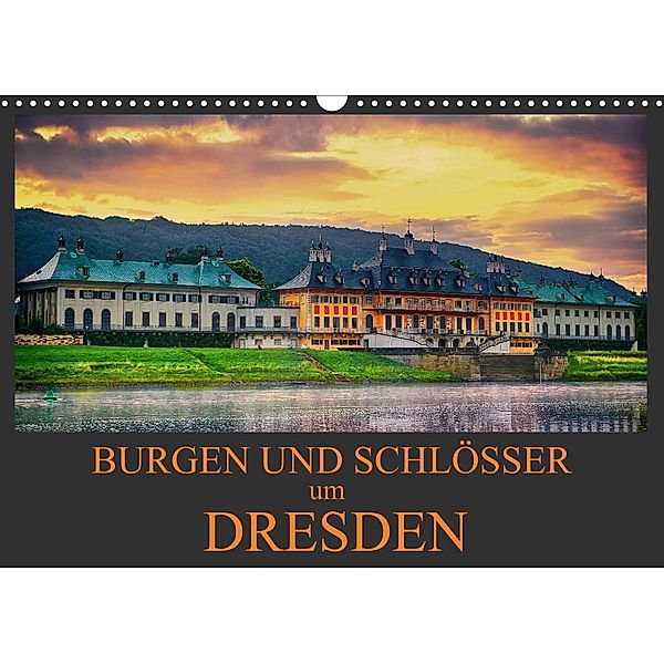 Burgen und Schlösser um Dresden (Wandkalender 2023 DIN A3 quer), Dirk Meutzner