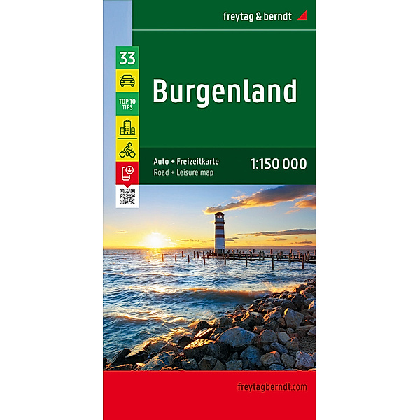 Burgenland, Autokarte 1:150.000, Top 10 Tips