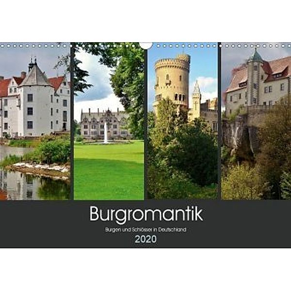 Burgromantik Burgen und Schlösser in Deutschland (Wandkalender 2020 DIN A3 quer), Andrea Janke