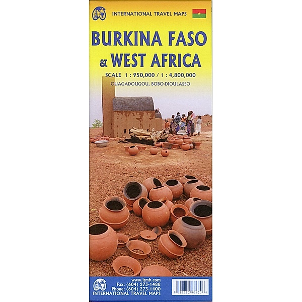 Burkina Faso/West Africa 1:3 400 000