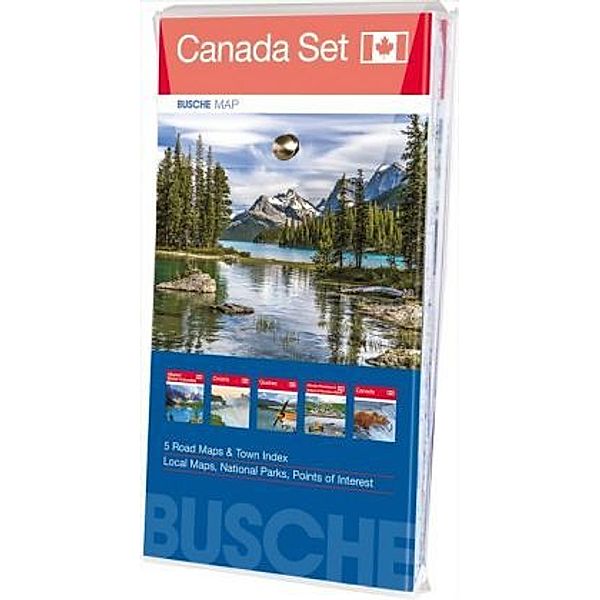 Busche Map Canada Set, 5 Bl.