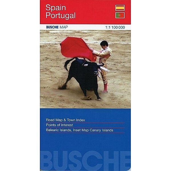 Busche Map Spain, Portugal