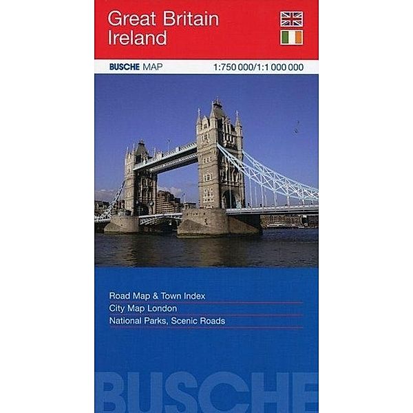 Busche Map Straßenkarten / Great Britain/Ireland