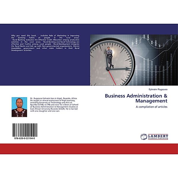Business Administration & Management, Ephraim Rugazura