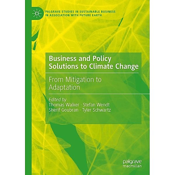 Business and Policy Solutions to Climate Change / Palgrave Studies in Sustainable Business In Association with Future Earth