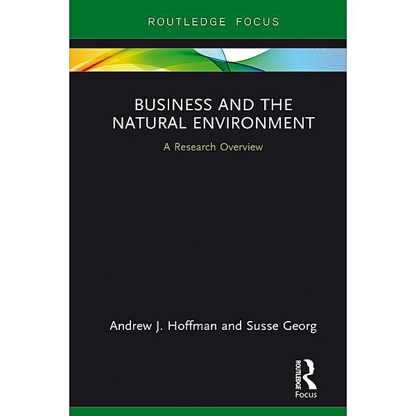 Business and the Natural Environment, Andrew Hoffman, Susse Georg