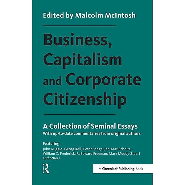 Business, Capitalism and Corporate Citizenship