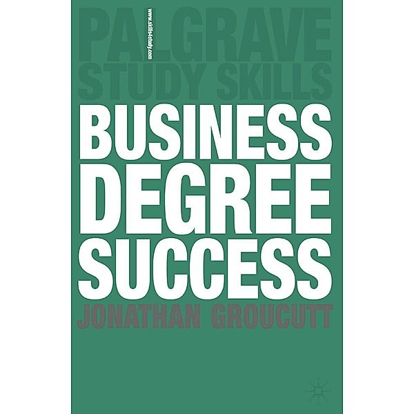 Business Degree Success, Jonathan Groucutt