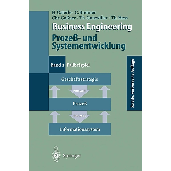 Business Engineering Prozeß- und Systementwicklung, Hubert Österle, Claudia Brenner, Christian Gaßner, Thomas Gutzwiller, Thomas Hess