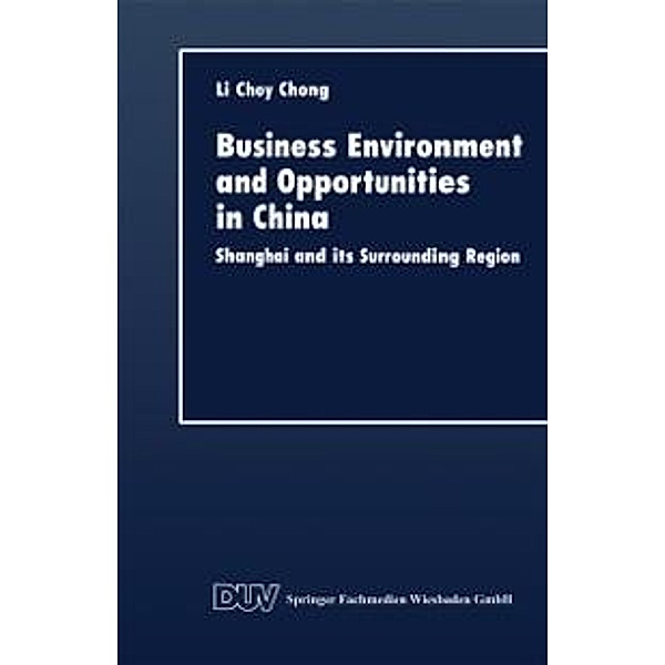 Business Environment and Opportunities in China