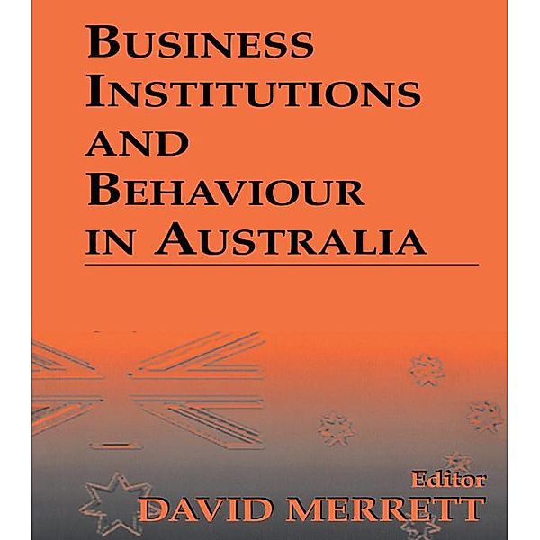 Business Institutions and Behaviour in Australia