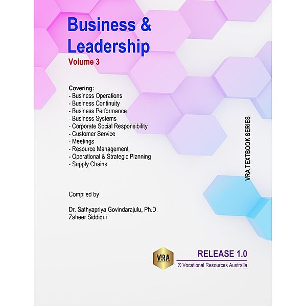 Business & Leadership: Vol 3, Zaheer Siddiqui, Sathyapriya Govindarajulu