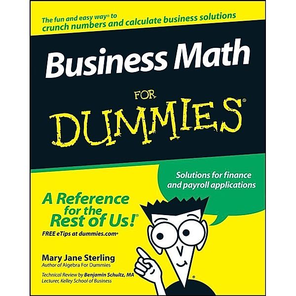 Business Math For Dummies, Mary Jane Sterling