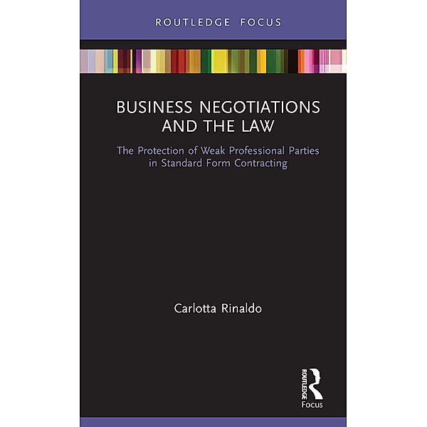 Business Negotiations and the Law, Carlotta Rinaldo