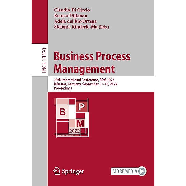 Business Process Management / Lecture Notes in Computer Science Bd.13420