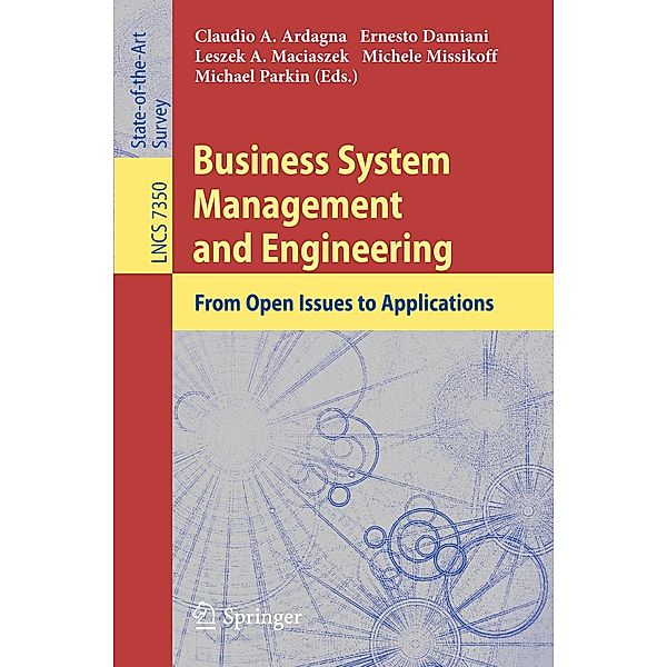 Business System Management and Engineering / Lecture Notes in Computer Science Bd.7350