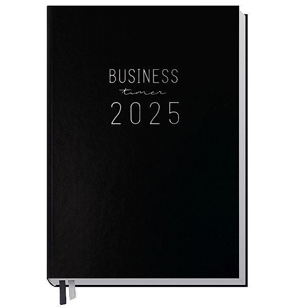 Business-Timer 2025 12 MONATE [Schwarz]