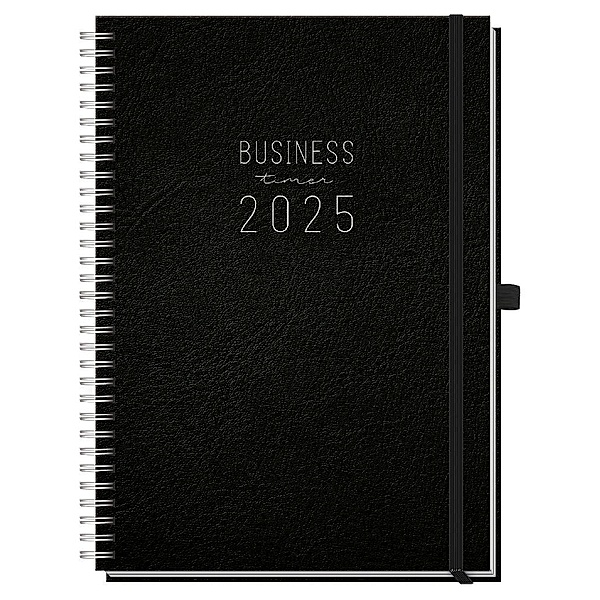 Business-Timer Maxi A4 2025 [Schwarz]