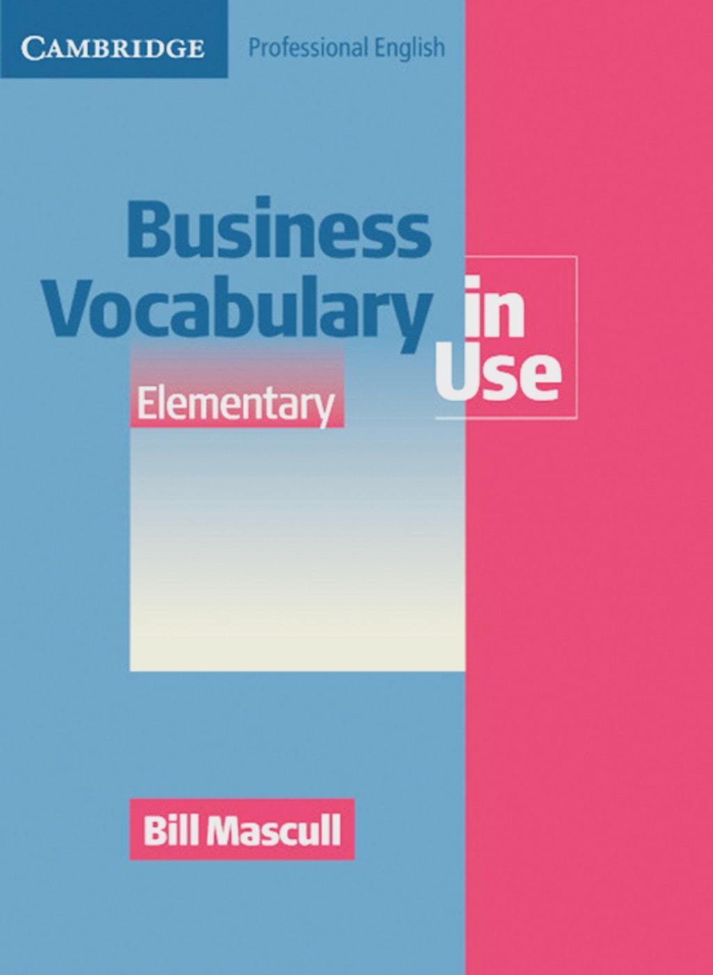 with　in　w.　Business　to　Pre-intermediate,　answers,　Vocabulary　Elementary　Use　CD-ROM