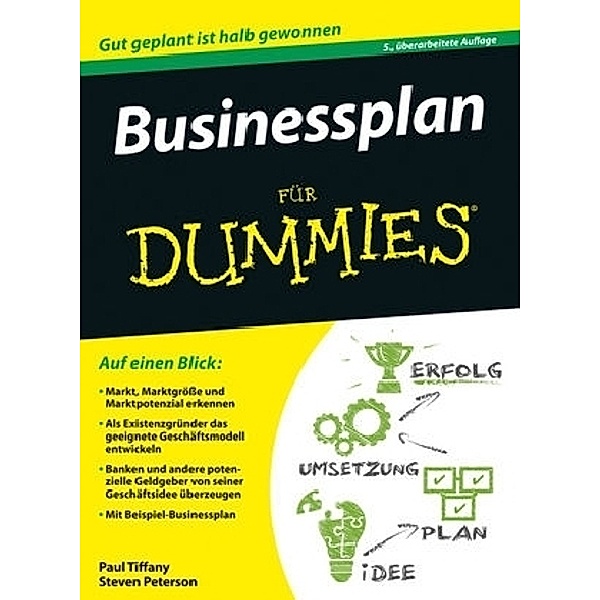 Businessplan für Dummies, Paul Tiffany, Steven D. Peterson