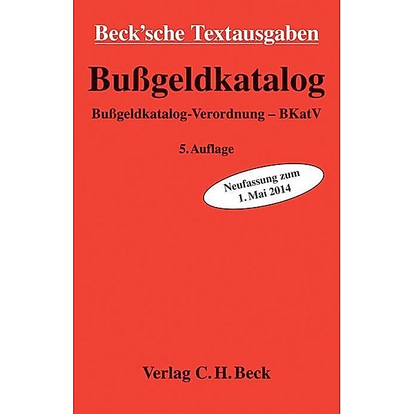 Bussgeldkatalog