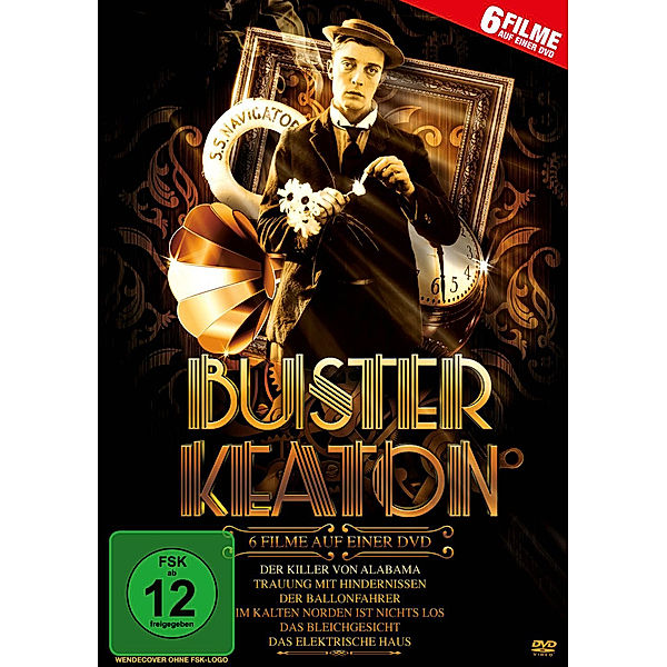Buster Keaton - 6 FIlme auf einer DVD - Der Killer von Alabama, Trauung mit Hindernissen, Der Ballonfahrer, Im kalten Norden ist nichts los, Das volle, Keaton, O'Neill, Edwards, Roberts, Seely