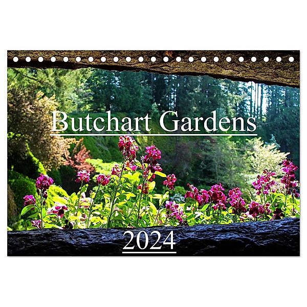 Butchart Gardens 2024 (Tischkalender 2024 DIN A5 quer), CALVENDO Monatskalender, Andy Grieshober