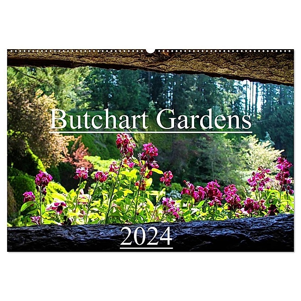 Butchart Gardens 2024 (Wandkalender 2024 DIN A2 quer), CALVENDO Monatskalender, Andy Grieshober