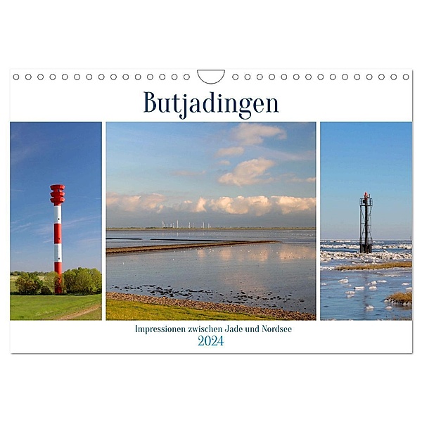 Butjadingen. Impressionen zwischen Jade und Nordsee (Wandkalender 2024 DIN A4 quer), CALVENDO Monatskalender, Steffani Lehmann