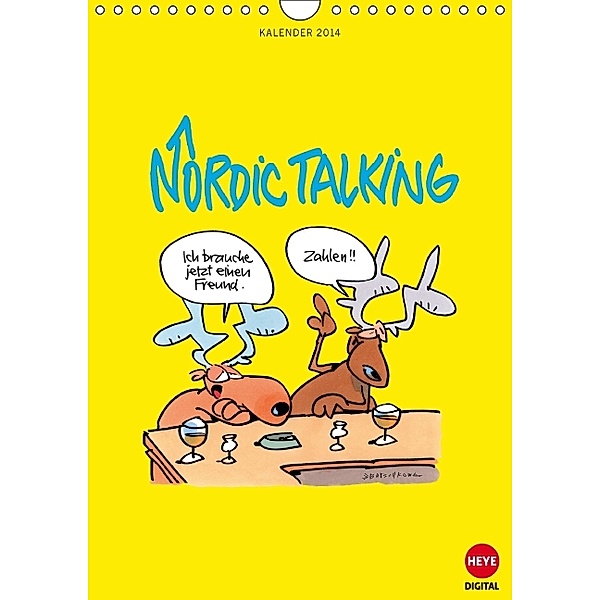 Butschko; Nordic Talking (Wandkalender 2014 DIN A4 hoch), Peter Butschkow