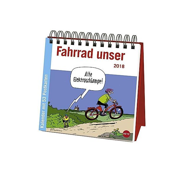 Butschkow Fahrrad unser Aufstell-Postkartenkalender - Kalender 2018, Peter Butschkow