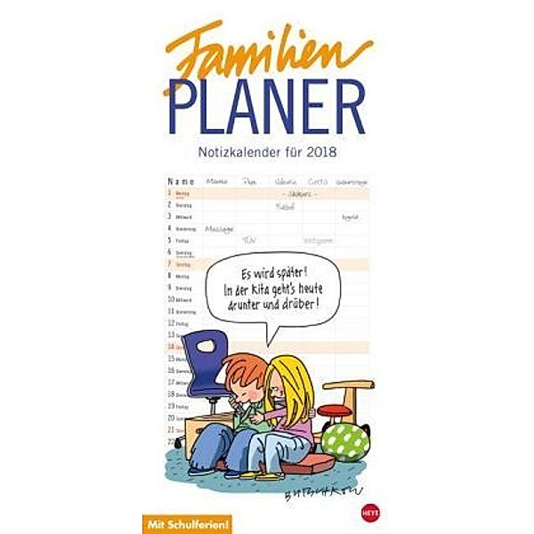 Butschkow Familienplaner 2018, Peter Butschkow