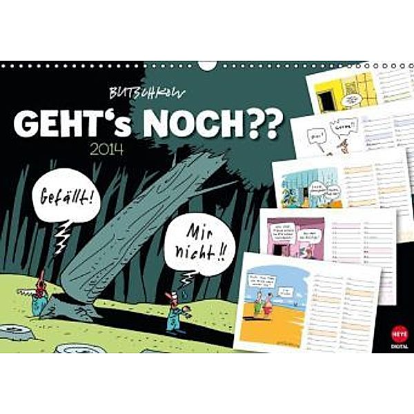 Butschkow: Geht's noch?? Planungskalender (Wandkalender 2014 DIN A3 quer), Peter Butschkow