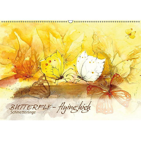 BUTTERFLY - flying high, Schmetterlinge (Wandkalender 2019 DIN A2 quer), Sabine Floner