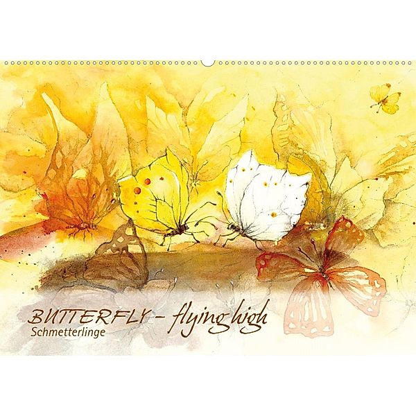 BUTTERFLY - flying high, Schmetterlinge (Wandkalender 2023 DIN A2 quer), Sabine Floner