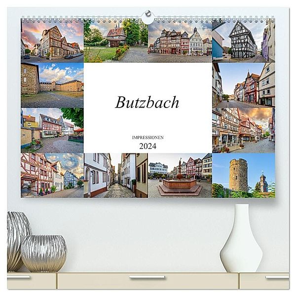 Butzbach Impressionen (hochwertiger Premium Wandkalender 2024 DIN A2 quer), Kunstdruck in Hochglanz, Dirk Meutzner