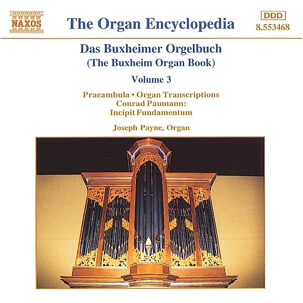Buxheimer Orgelbuch Vol.3/+, Joseph Payne