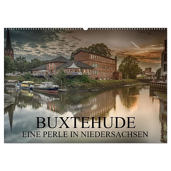 Buxtehude - Eine Perle in Niedersachsen (Wandkalender 2024 DIN A2 quer), CALVENDO Monatskalender, Wolfgang Schwarz
