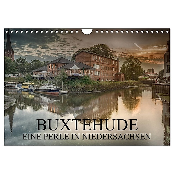Buxtehude - Eine Perle in Niedersachsen (Wandkalender 2024 DIN A4 quer), CALVENDO Monatskalender, Wolfgang Schwarz
