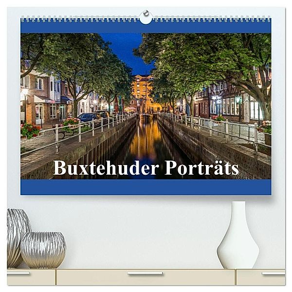 Buxtehuder Porträts (hochwertiger Premium Wandkalender 2024 DIN A2 quer), Kunstdruck in Hochglanz, Wolfgang Schwarz