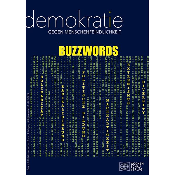 Buzzwords / Zeitschrift Demokratie gegen Menschenfeindlichkeit