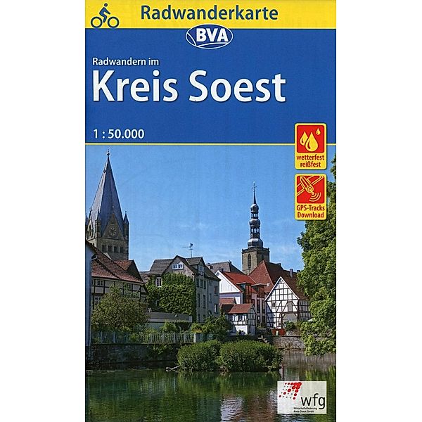 BVA Radwanderkarte Radwandern im Kreis Soest 1:50.000