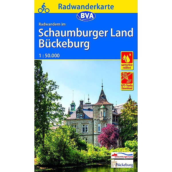 BVA Radwanderkarte Radwandern im Schaumburger Land / Bückeburg 1:50.000, reiss- und wetterfest, GPS-Tracks Download