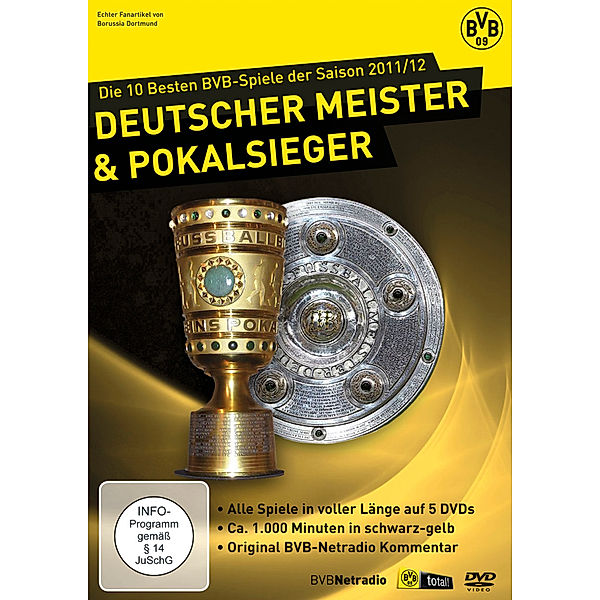 BVB 09 - Die 10 besten BVB-Spiele der Saison 2011/12: Deutscher Meister & Pokal Sieger, Borussia Dortmund Bvb