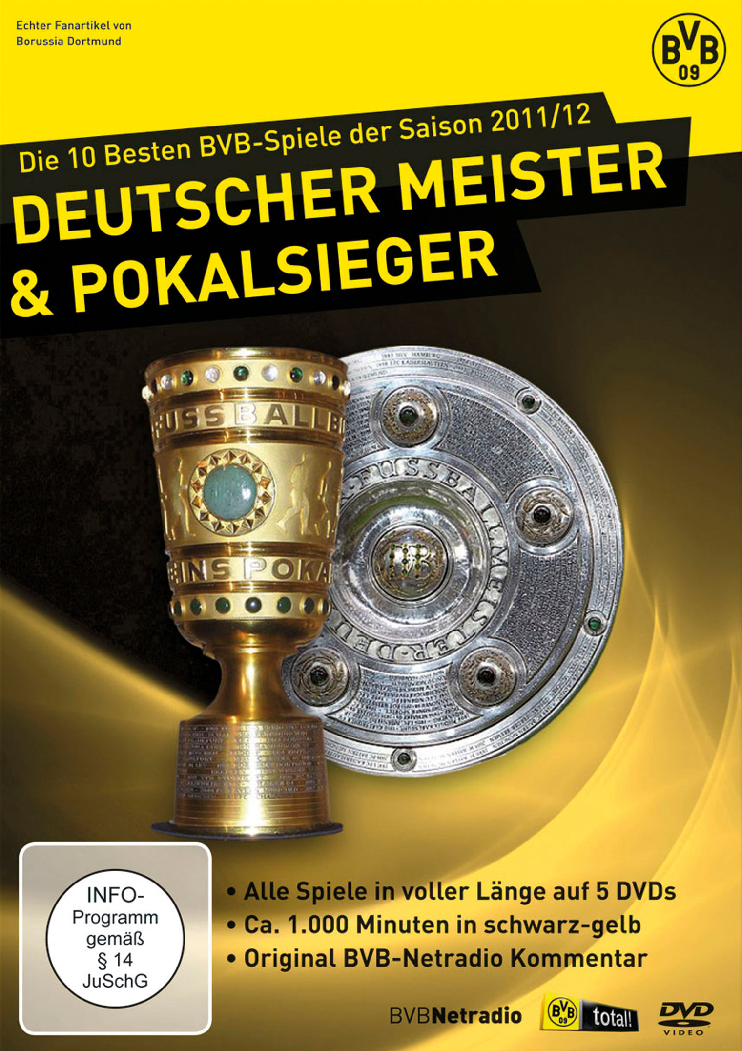 BVB 09 - Die 10 besten BVB-Spiele der Saison 2011 12: Deutscher Meister &  Pokal Sieger Film | Weltbild.de