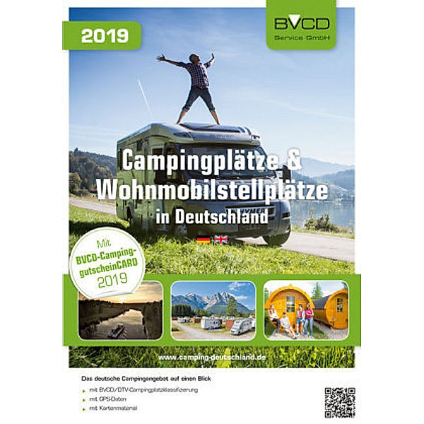 BVCD-Campingführer Campingplätze und Wohnmobilstellplätze in Deutschland 2019