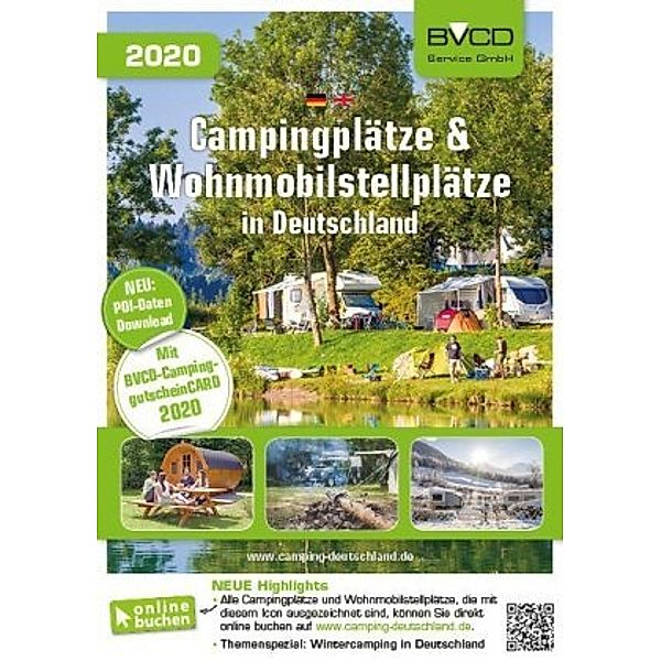 BVCD-Campingführer Campingplätze und Wohnmobilstellplätze in Deutschland 2020