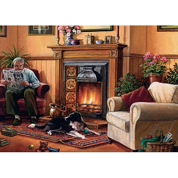 By the Fireplace (Puzzle)