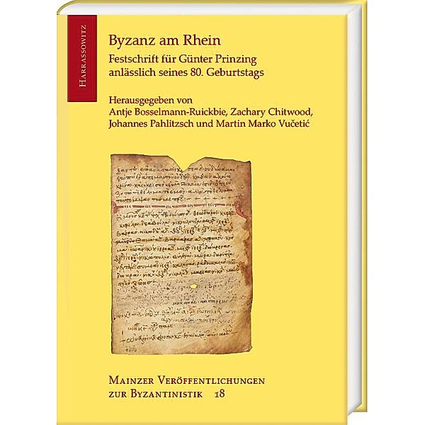 Byzanz am Rhein / Mainzer Veröffentlichungen zur Byzantinistik Bd.18